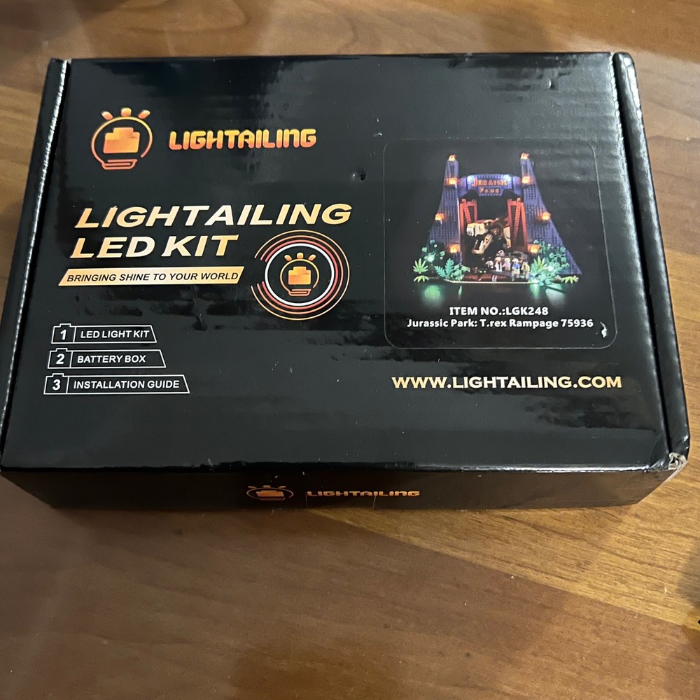 Lightailing LED Light Kit for Jurassic Park T. rex Rampage 75936 LGK248